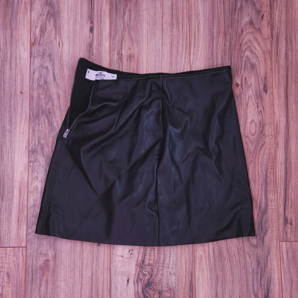 Hollister Leather Skirt